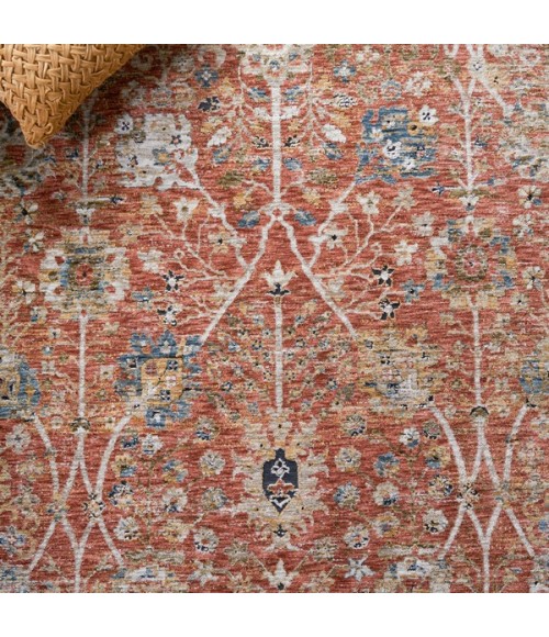 Safavieh Silverado Rust / Blue SVD112 5 ft. X 8 ft. Rectangle Rug