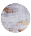 Safavieh Tacoma Grey / Rust Rug TAC801 6 ft. X 6 ft. Round - Rugs Town Safavieh Tacoma Grey / Rust TAC801 6 ft. X 6 ft. Round Rug