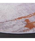 Safavieh Tacoma Grey / Rust Rug TAC801 6 ft. X 6 ft. Round - Rugs Town Safavieh Tacoma Grey / Rust TAC801 6 ft. X 6 ft. Round Rug