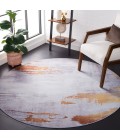 Safavieh Tacoma Grey / Rust Rug TAC801 6 ft. X 6 ft. Round - Rugs Town Safavieh Tacoma Grey / Rust TAC801 6 ft. X 6 ft. Round Rug