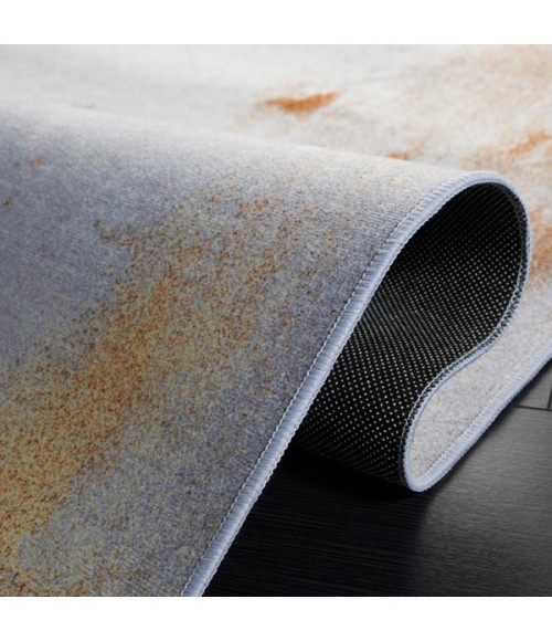 Safavieh Tacoma Grey / Rust Rug TAC802 6 ft. X 6 ft. Square - Rugs Town Safavieh Tacoma Grey / Rust TAC802 6 ft. X 6 ft. Square Rug