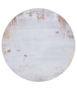 Safavieh Tacoma Grey / Rust TAC802 6 ft. X 6 ft. Round Rug