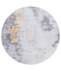 Safavieh Tacoma Grey / Gold Rug TAC803 6 ft. X 6 ft. Round - Rugs Town Safavieh Tacoma Grey / Gold TAC803 6 ft. X 6 ft. Round Rug