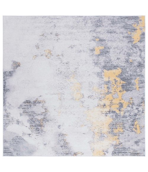 Safavieh Tacoma Grey / Gold Rug TAC803 6 ft. X 6 ft. Square - Rugs Town Safavieh Tacoma Grey / Gold TAC803 6 ft. X 6 ft. Square Rug