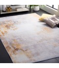 Safavieh Tacoma Grey / Gold TAC805 4 ft. X 6 ft. Rectangle Rug