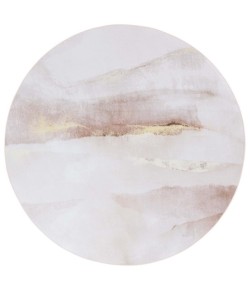 Safavieh Tacoma Beige / Gold TAC807 8 ft. X 8 ft. Round Rug