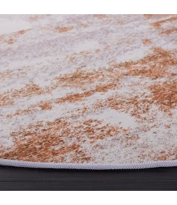 Safavieh Tacoma Grey / Rust TAC808 6 ft. X 6 ft. Round Rug