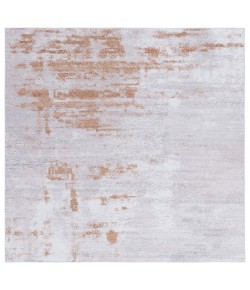 Safavieh Tacoma Grey / Rust TAC808 6 ft. X 6 ft. Square Rug