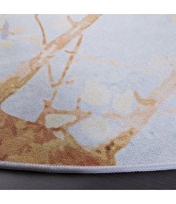 Safavieh Tacoma Grey / Beige TAC811 6 ft. X 6 ft. Round Rug