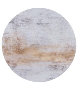 Safavieh Tacoma Grey / Rust TAC813 6 ft. X 6 ft. Round Rug
