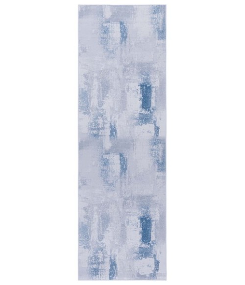 Safavieh Tacoma Grey / Blue TAC814 2 ft. 6 in. X 8 ft. Runner Rug