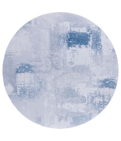 Safavieh Tacoma Grey / Blue TAC814 6 ft. X 6 ft. Round Rug