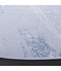 Safavieh Tacoma Grey / Blue TAC814 6 ft. X 6 ft. Round Rug