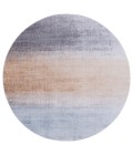 Safavieh Tacoma Grey / Rust TAC816 6 ft. X 6 ft. Round Rug