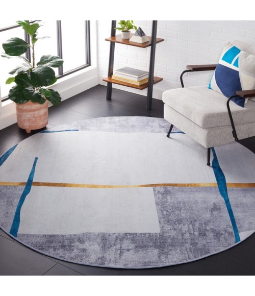 Safavieh Tacoma Grey / Light Grey Rug TAC820 6 ft. X 6 ft. Round - Rugs Town Safavieh Tacoma Grey / Light Grey TAC820 6 ft. X 6 ft. Round Rug