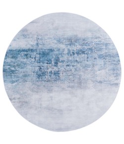 Safavieh Tacoma Grey / Blue TAC833 8 ft. X 8 ft. Round Rug