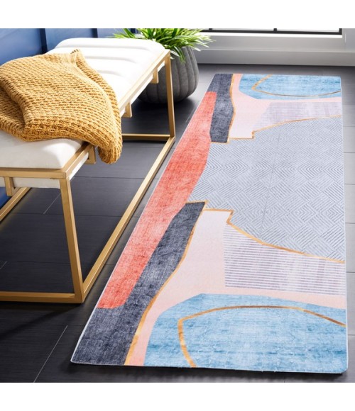 Safavieh Tacoma Beige / Blue TAC834 2 ft. 6 in. X 8 ft. Runner Rug
