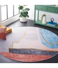 Safavieh Tacoma Beige / Blue Rug TAC834 6 ft. X 6 ft. Round - Rugs Town Safavieh Tacoma Beige / Blue TAC834 6 ft. X 6 ft. Round Rug