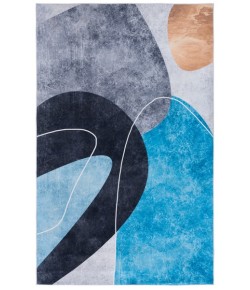 Safavieh Tacoma Dark Grey / Turquoise TAC837 9 ft. X 12 ft. Rectangle Rug