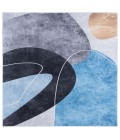Safavieh Tacoma Dark Grey / Turquoise Rug TAC837 6 ft. X 6 ft. Square - Rugs Town Safavieh Tacoma Dark Grey / Turquoise TAC837 6 ft. X 6 ft. Square Rug