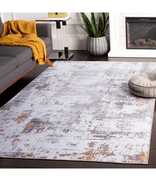 Safavieh Tacoma Grey / Gold TAC863 6 ft. X 9 ft. Rectangle Rug
