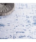 Safavieh Tacoma Grey / Navy TAC864 6 ft. X 6 ft. Round Rug