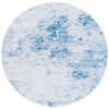 Safavieh Tacoma Beige / Turquoise TAC943 6 ft. X 6 ft. Round Rug