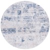 Safavieh Tacoma Beige / Blue TAC944 6 ft. X 6 ft. Round Rug