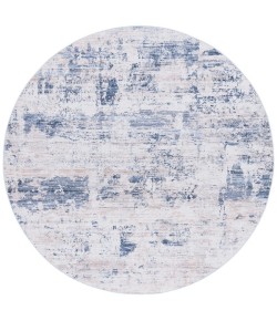 Safavieh Tacoma Beige / Blue TAC944 6 ft. X 6 ft. Round Rug