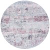 Safavieh Tacoma Plum / Green TAC944 6 ft. X 6 ft. Round Rug