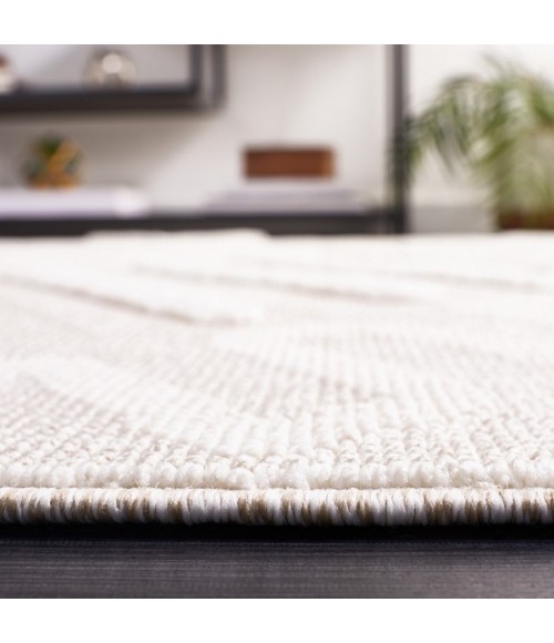 Safavieh Trends Beige / Ivory TRD104 5 ft. 3 in. X 7 ft. 6 in. Rectangle Rug