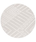 Safavieh Trends Beige / Ivory TRD104 6 ft. 7 in. X 6 ft. 7 in. Round Rug