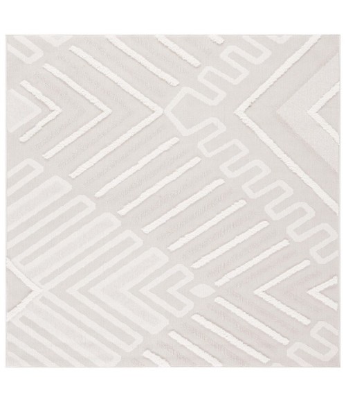 Safavieh Trends Beige / Ivory TRD104 6 ft. 7 in. X 6 ft. 7 in. Square Rug