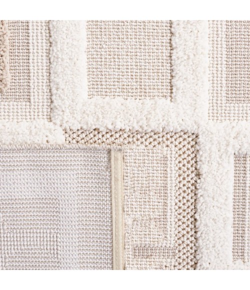 Safavieh Trends Beige / Ivory TRD108 5 ft. 3 in. X 7 ft. 6 in. Rectangle Rug