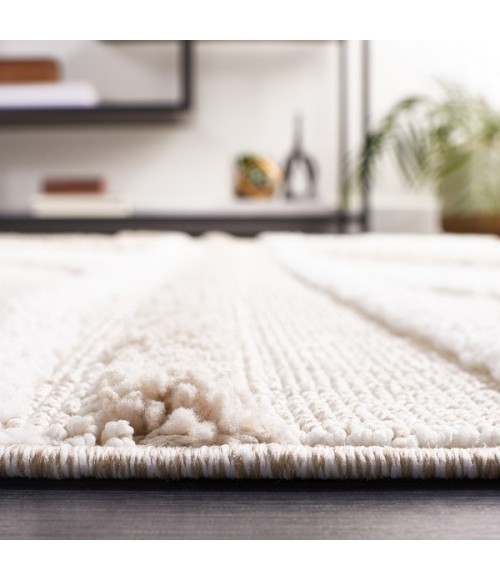 Safavieh Trends Beige / Ivory Rug TRD110 5 ft. 3 in. X 7 ft. 6 in. Rectangle - Rugs Town Safavieh Trends Beige / Ivory TRD110 5 ft. 3 in. X 7 ft. 6 in. Rectangle Rug