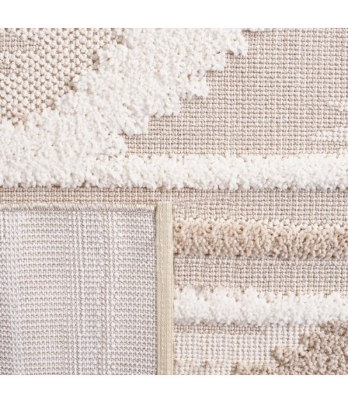 Safavieh Trends Beige / Ivory Rug TRD110 5 ft. 3 in. X 7 ft. 6 in. Rectangle - Rugs Town Safavieh Trends Beige / Ivory TRD110 5 ft. 3 in. X 7 ft. 6 in. Rectangle Rug