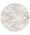 Safavieh Trends Beige / Ivory TRD110 6 ft. 7 in. X 6 ft. 7 in. Round Rug