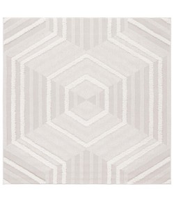 Safavieh Trends Beige / Ivory TRD114 6 ft. 7 in. X 6 ft. 7 in. Square Rug