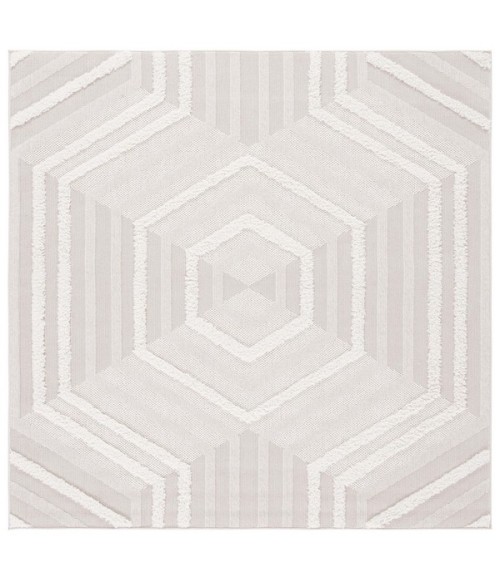 Safavieh Trends Beige / Ivory Rug TRD114 3 ft. X 3 ft. Square - Rugs Town Safavieh Trends Beige / Ivory TRD114 3 ft. X 3 ft. Square Rug