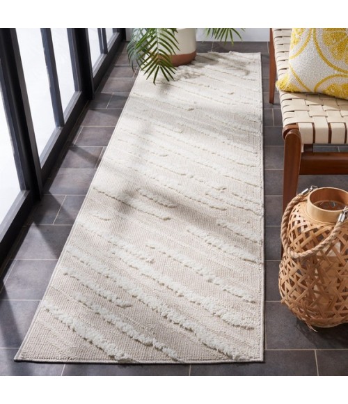 Safavieh Trends Beige / Ivory Rug TRD118 2 ft. 2 in. X 8 ft. Runner - Rugs Town Safavieh Trends Beige / Ivory TRD118 2 ft. 2 in. X 8 ft. Runner Rug