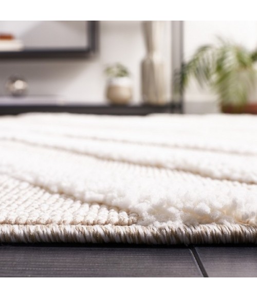 Safavieh Trends Beige / Ivory Rug TRD118 5 ft. 3 in. X 7 ft. 6 in. Rectangle - Rugs Town Safavieh Trends Beige / Ivory TRD118 5 ft. 3 in. X 7 ft. 6 in. Rectangle Rug
