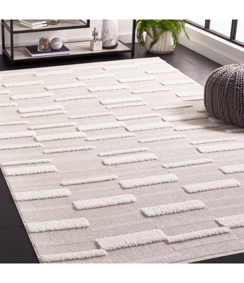 Safavieh Trends Beige / Ivory Rug TRD120 9 ft. X 12 ft. Rectangle - Rugs Town Safavieh Trends Beige / Ivory TRD120 9 ft. X 12 ft. Rectangle Rug