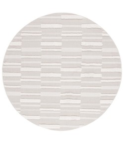 Safavieh Trends Beige / Ivory TRD120 6 ft. 7 in. X 6 ft. 7 in. Round Rug