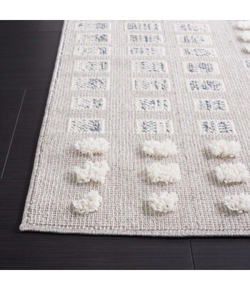 Safavieh Trends Grey / Ivory Rug TRD122 5 ft. 3 in. X 7 ft. 6 in. Rectangle - Rugs Town Safavieh Trends Grey / Ivory TRD122 5 ft. 3 in. X 7 ft. 6 in. Rectangle Rug