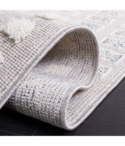 Safavieh Trends Grey / Ivory Rug TRD122 5 ft. 3 in. X 7 ft. 6 in. Rectangle - Rugs Town Safavieh Trends Grey / Ivory TRD122 5 ft. 3 in. X 7 ft. 6 in. Rectangle Rug