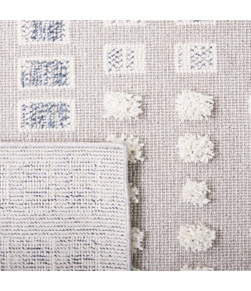 Safavieh Trends Grey / Ivory Rug TRD122 5 ft. 3 in. X 7 ft. 6 in. Rectangle - Rugs Town Safavieh Trends Grey / Ivory TRD122 5 ft. 3 in. X 7 ft. 6 in. Rectangle Rug