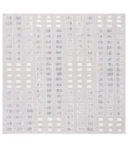 Safavieh Trends Grey / Ivory TRD122 6 ft. 7 in. X 6 ft. 7 in. Square Rug