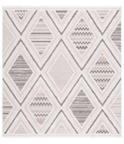 Safavieh Urban Grey / Ivory URB202 6 ft. 7 in. X 6 ft. 7 in. Square Rug