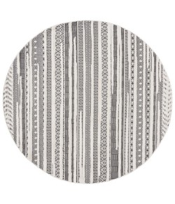 Safavieh Urban Grey / Ivory URB204 6 ft. 7 in. X 6 ft. 7 in. Round Rug
