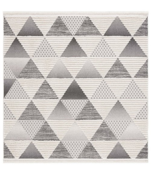 Safavieh Urban Grey / Ivory URB206 6 ft. 7 in. X 6 ft. 7 in. Square Rug